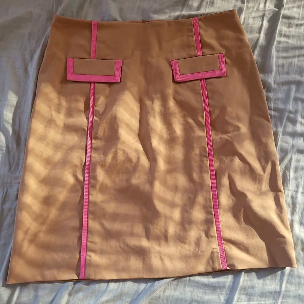 KATANYA - Beige/Pink Skirt - 4